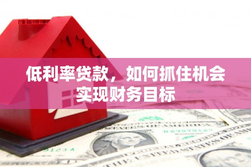浔阳低利率贷款，如何抓住机会实现财务目标