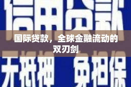 浔阳国际贷款，全球金融流动的双刃剑