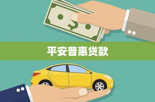 浔阳平安普惠贷款