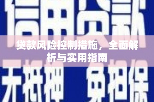 浔阳贷款风险控制措施，全面解析与实用指南