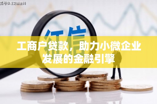 浔阳工商户贷款，助力小微企业发展的金融引擎