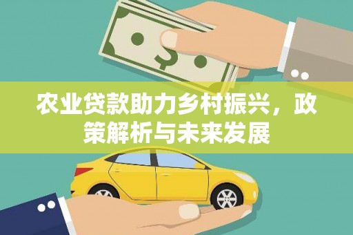 浔阳农业贷款助力乡村振兴，政策解析与未来发展