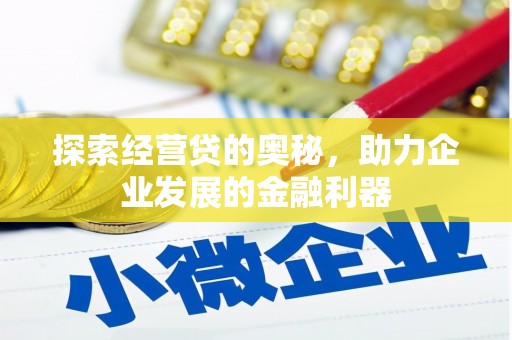 浔阳探索经营贷的奥秘，助力企业发展的金融利器