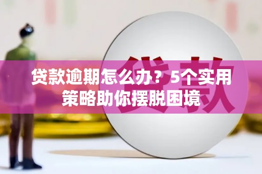 浔阳贷款逾期怎么办？5个实用策略助你摆脱困境