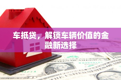 浔阳车抵贷，解锁车辆价值的金融新选择
