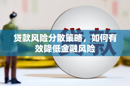 浔阳贷款风险分散策略，如何有效降低金融风险