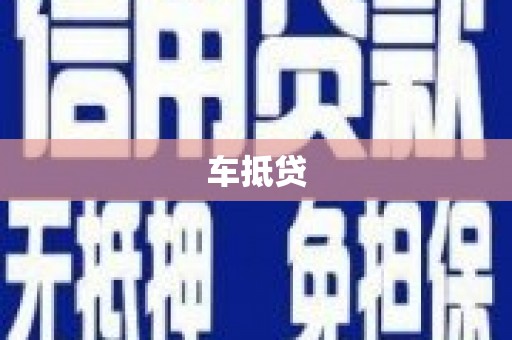 浔阳车抵贷