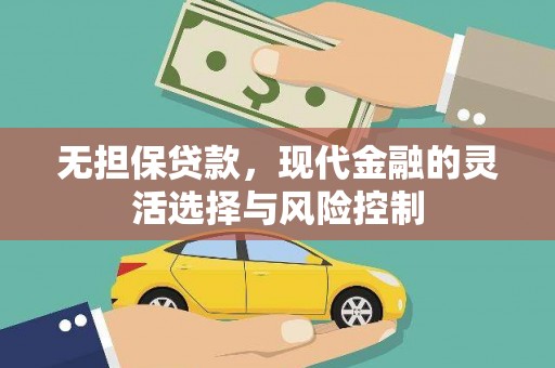 浔阳无担保贷款，现代金融的灵活选择与风险控制