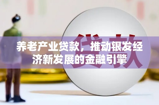 浔阳养老产业贷款，推动银发经济新发展的金融引擎