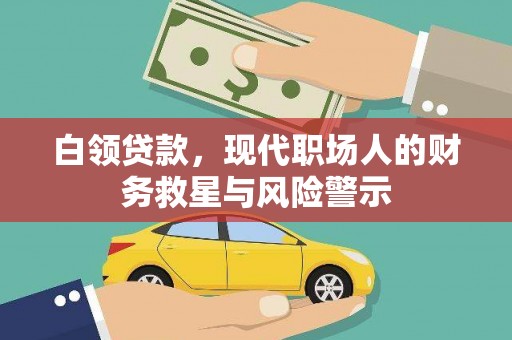 浔阳白领贷款，现代职场人的财务救星与风险警示