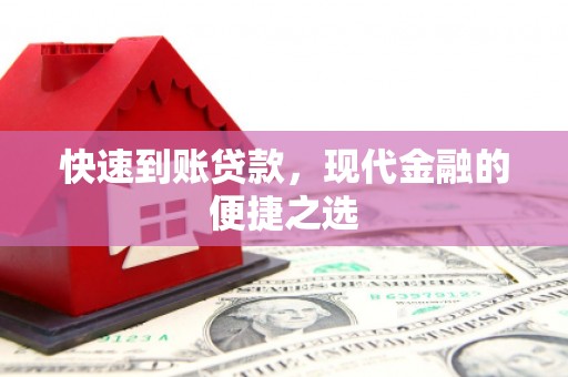 浔阳快速到账贷款，现代金融的便捷之选