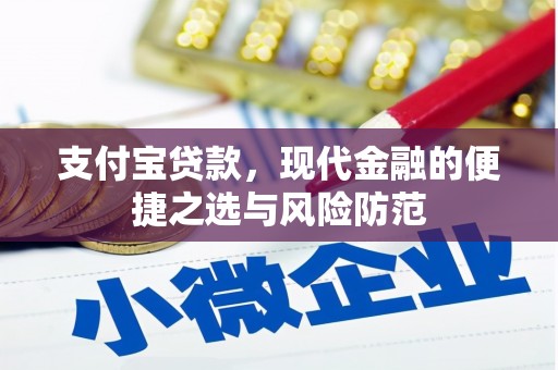浔阳支付宝贷款，现代金融的便捷之选与风险防范