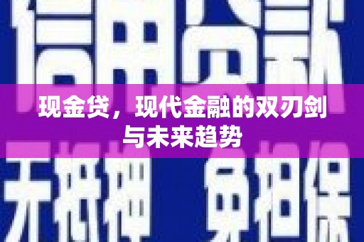 浔阳现金贷，现代金融的双刃剑与未来趋势
