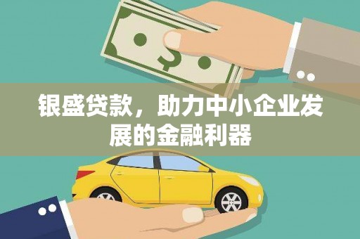 浔阳银盛贷款，助力中小企业发展的金融利器