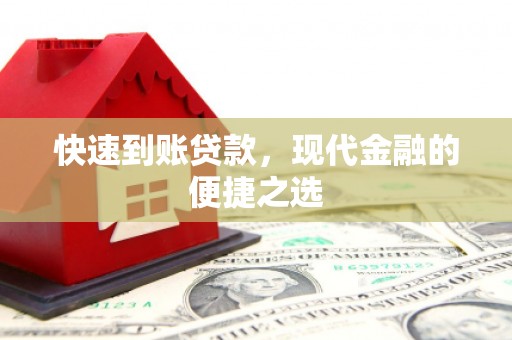 浔阳快速到账贷款，现代金融的便捷之选