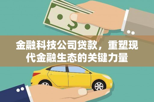 浔阳金融科技公司贷款，重塑现代金融生态的关键力量