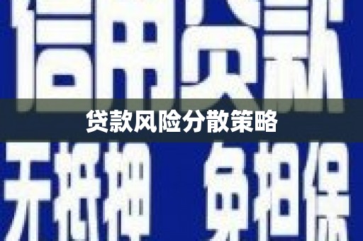 浔阳贷款风险分散策略