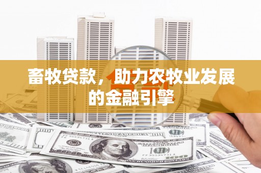 浔阳畜牧贷款，助力农牧业发展的金融引擎