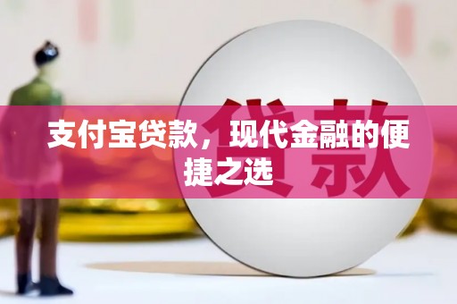 浔阳支付宝贷款，现代金融的便捷之选