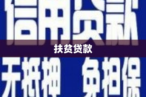 浔阳扶贫贷款