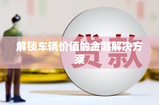浔阳解锁车辆价值的金融解决方案