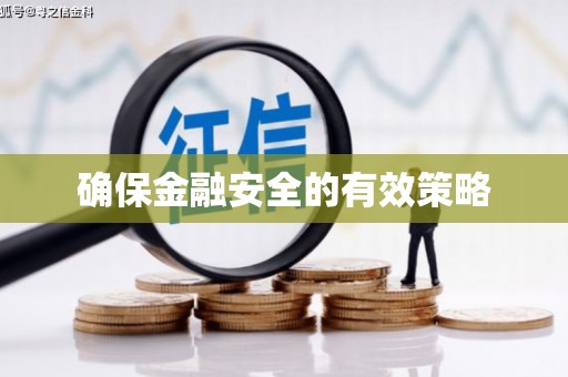浔阳确保金融安全的有效策略