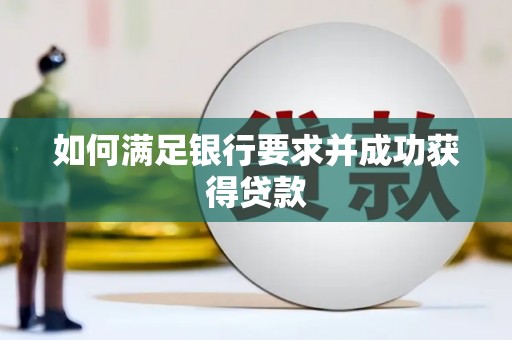 浔阳如何满足银行要求并成功获得贷款